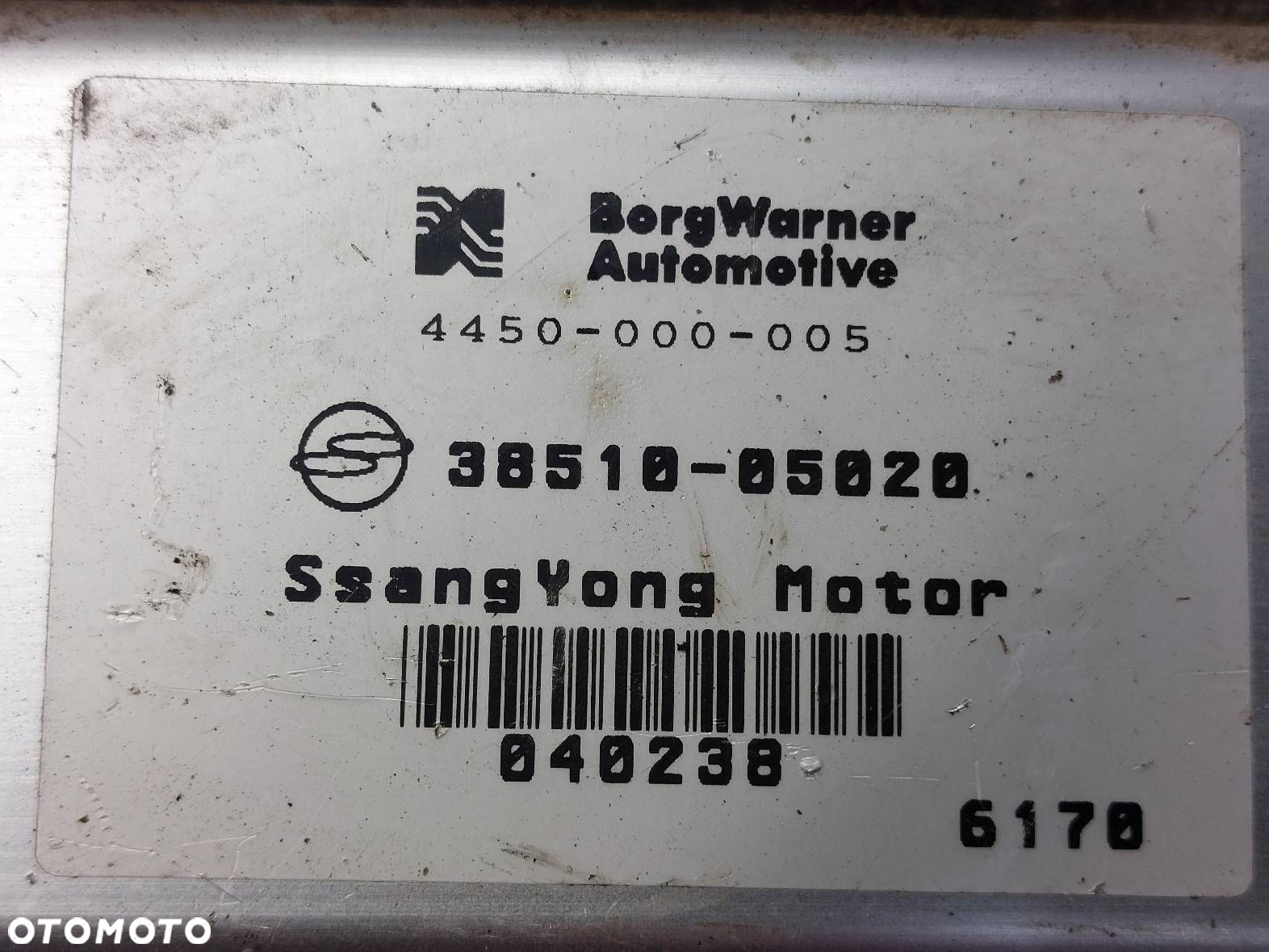STEROWNIK MODUŁ NAPĘDU SSANGYONG MUSSO I - 2