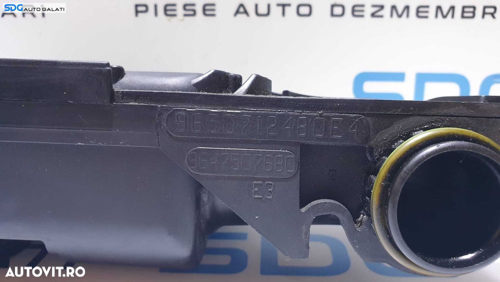 Conducta Tubulatura Filtru Galerie Admisie Aer Ford Fiesta 6 1.4 TDCI 2008 - 2018 Cod 9650712480 [D0499] - 4