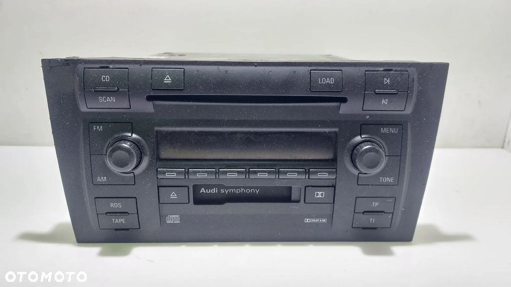 RADIO SYMPHONY II 2DIN AUDI A6 C5 A4 B6 USZKODZONE SLASK WYSYLKA VAT - 1