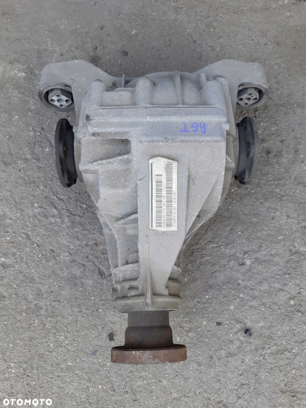 AUDI Q7 4L DYFERENCJAŁ DYFER MOST TYLNY TYŁ AGT 0AB525017E - 1