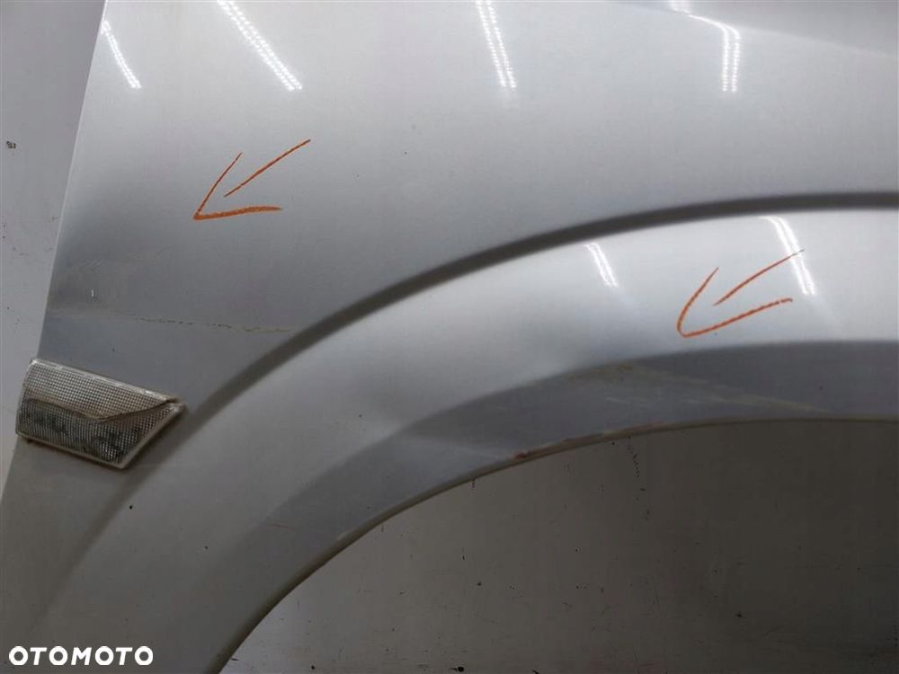 Błotnik przedni prawy Opel Vectra C   2005-2008 LIFT LAKIER  Z157 SREBRNY - 3