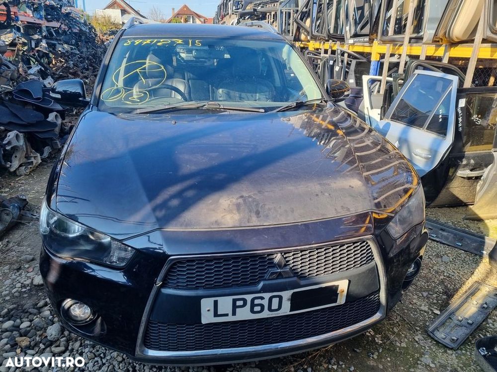 Haion Cu Luneta Mitsubishi Outlander Facelift 2009 - 2012 SUV 4 Usi Amethyst Black Pearl ... - 4