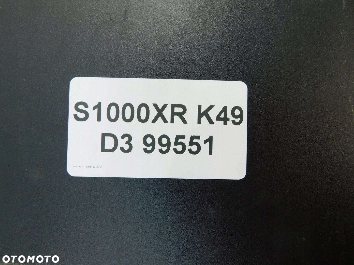 BMW S1000XR K49 BŁOTNIK MOCOWANIE TABLICY REJESTRACYJNEJ TYŁ - 6