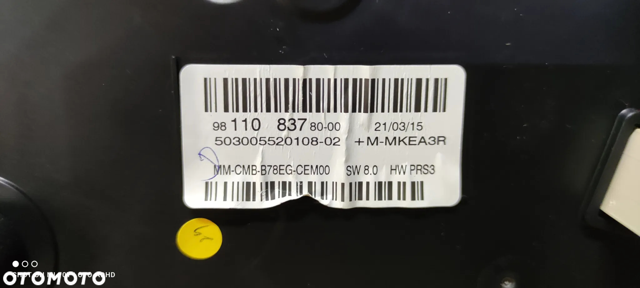 Licznik zegary Citroen C4 Picasso II  9811083780 - 3