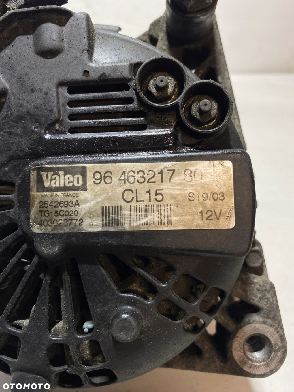 ALTERNATOR PEUGEOT EXPERT II JUMPY II 1.6 HDI 07- 9646321780 - 2
