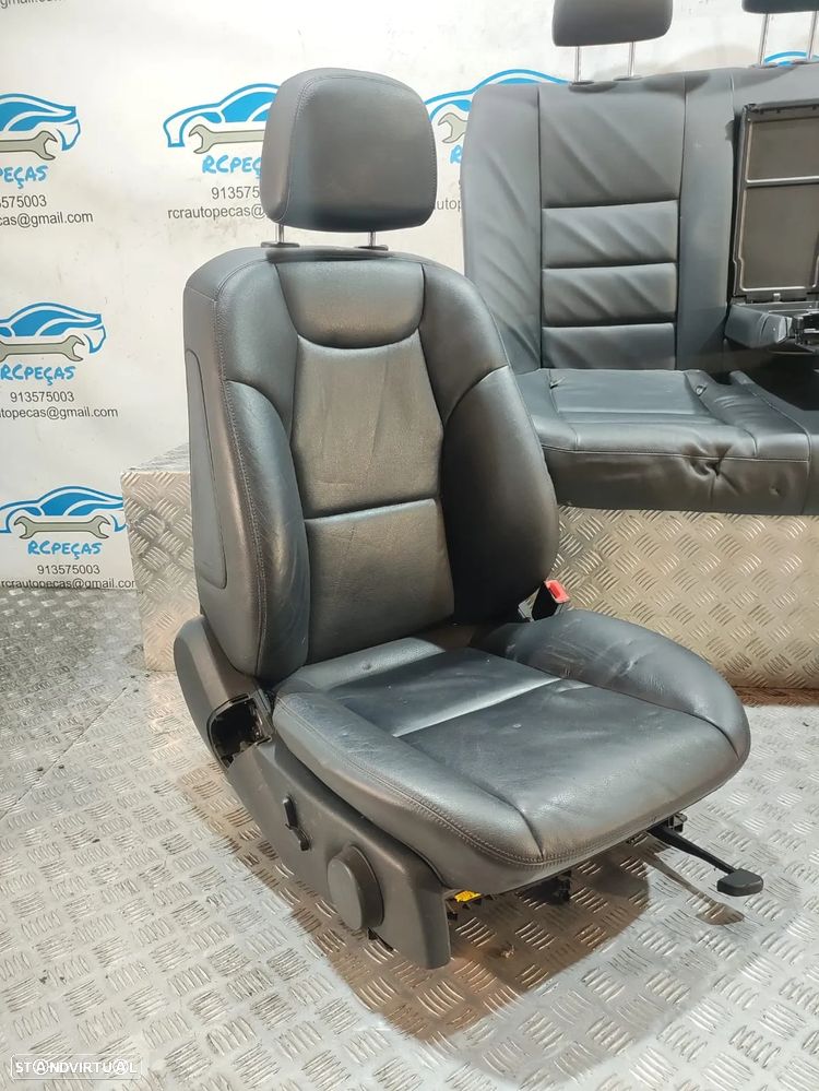 Conjunto Bancos Pele Mercedes Benz Class C W204 Sport AMG Carro Eléctricos Aquecidos - 4