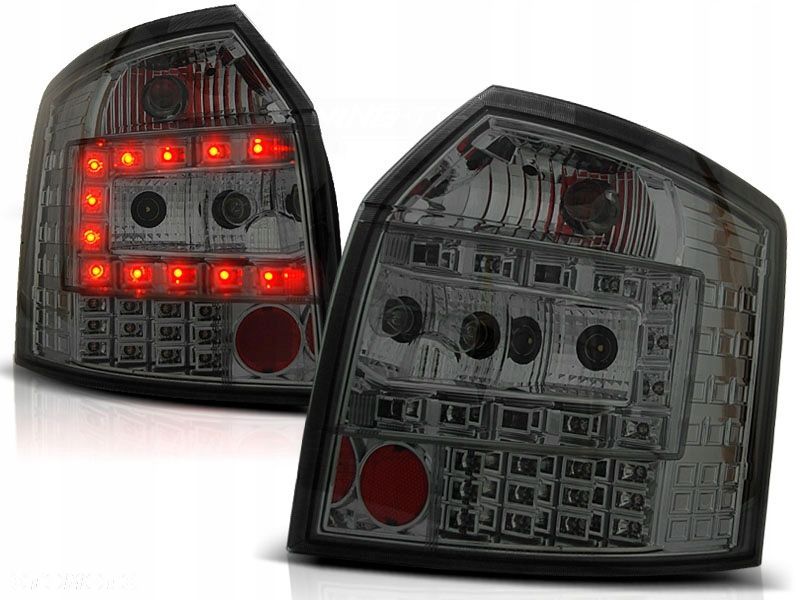 Lampy tylne kpl Led Tuning Smoke Audi A4 b6 małysz 8e 8e9 Avant Kombi 2000- - 1