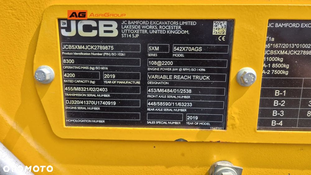 JCB 542-70 AGRI SUPER 2019R 145KM - 12
