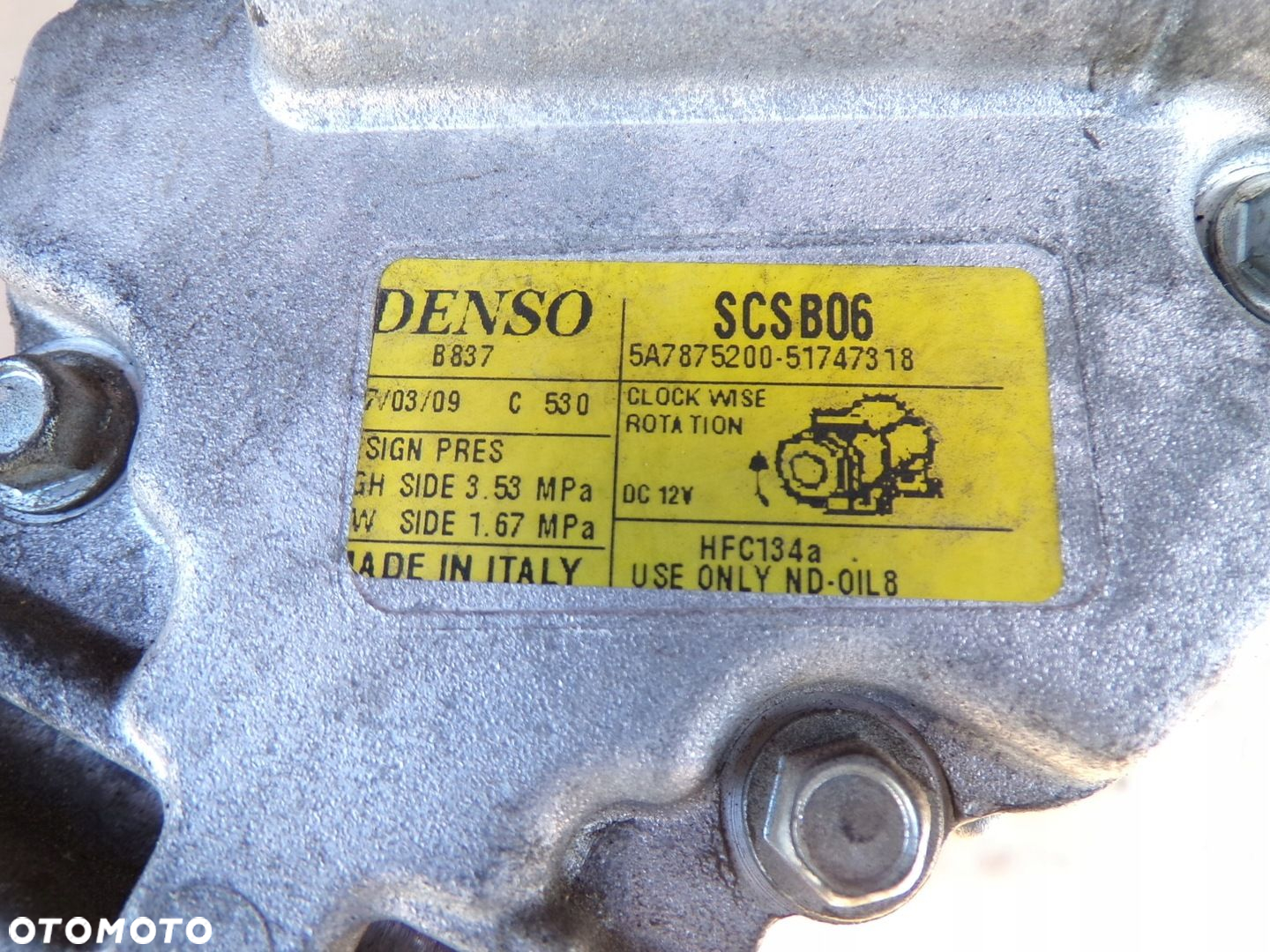 SPRĘŻARKA KOMPRESOR ALFA ROMEO MITO FIAT BRAVO II 1.4 16V 51747318 - 4