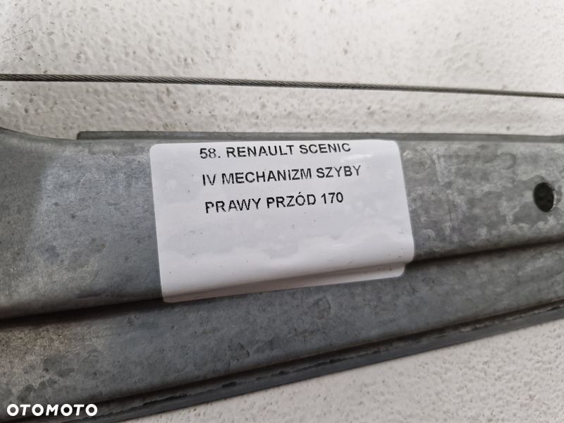 renault scenic iv 4 podnośnik mechanizm szyby prawy przód 6 pin eu - 2