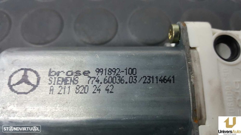 MOTOR ELEVADOR TRASEIRO DIREITO MERCEDES CLASE E (W211) BERLINA E 220 CDI (211.0... - 3