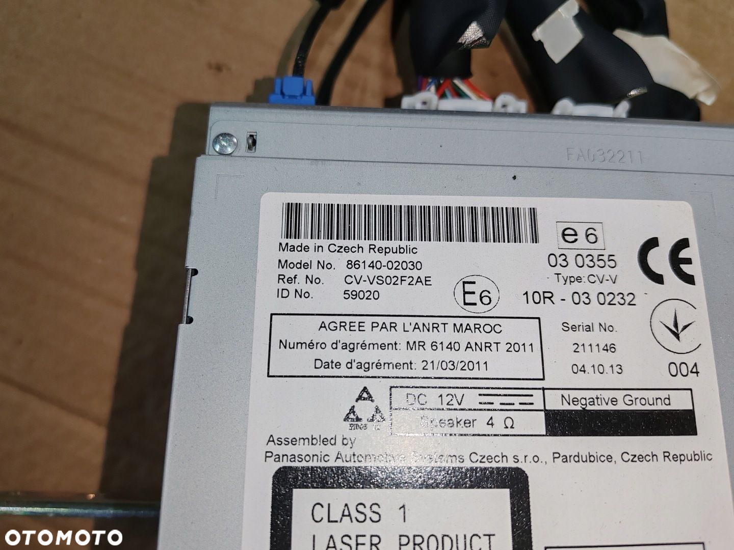 Radio nawigacja wyświetlacz 86140-02030 Toyota Auris II 12-15 - 4