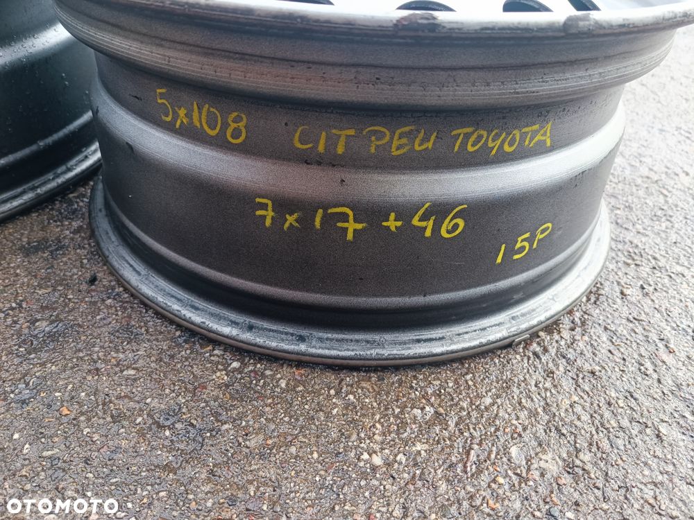 5x108 Felgi Stalowe Stal 17 17C Koła OPEL VIVARO C III  Grandland X Combo E Astra L PEUGEOT 3008 EXPERT 4008 TRAVELLER 5008 RIFFTER CITROEN JUMPY SpaceTourer C4 GRAND Picasso Berlingo III 3 FIAT SCUDO TOYOTA PROACE City DS4 DS7 Legnica ALU-RAD - 8