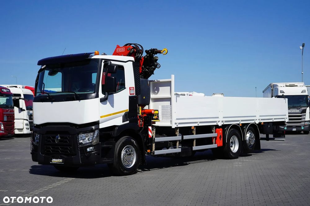 Renault C 430 / 6 X 2 / E 6 / SKRZYNIOWY + HDS / FASSI F 195 / ROTATOR / PILOT / DŁ. 8,05 M - 2
