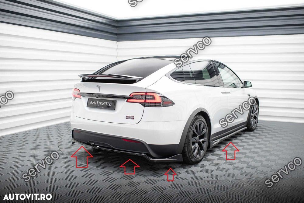 Body kit tuning Tesla Model X Mk1 Facelift 2021- v2 - Maxton Design - 9