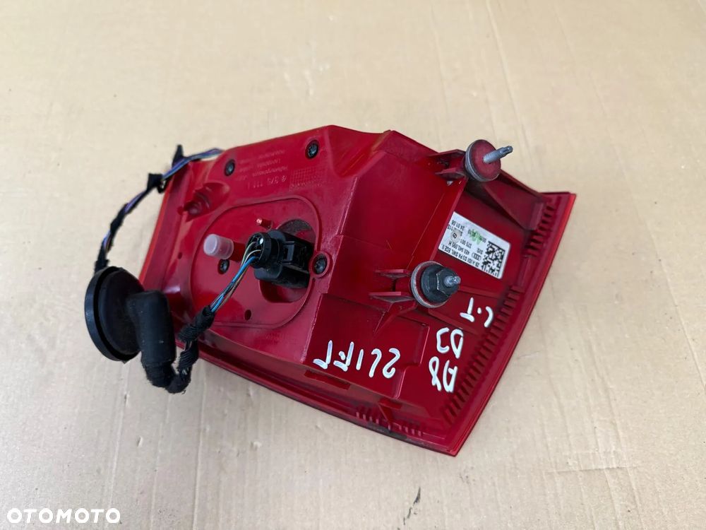 AUDI A8 D3 2 LIFT 08-10 LAMPA LEWA TYŁ TYLNA KAROSERYJNA 4E0945095H - 4