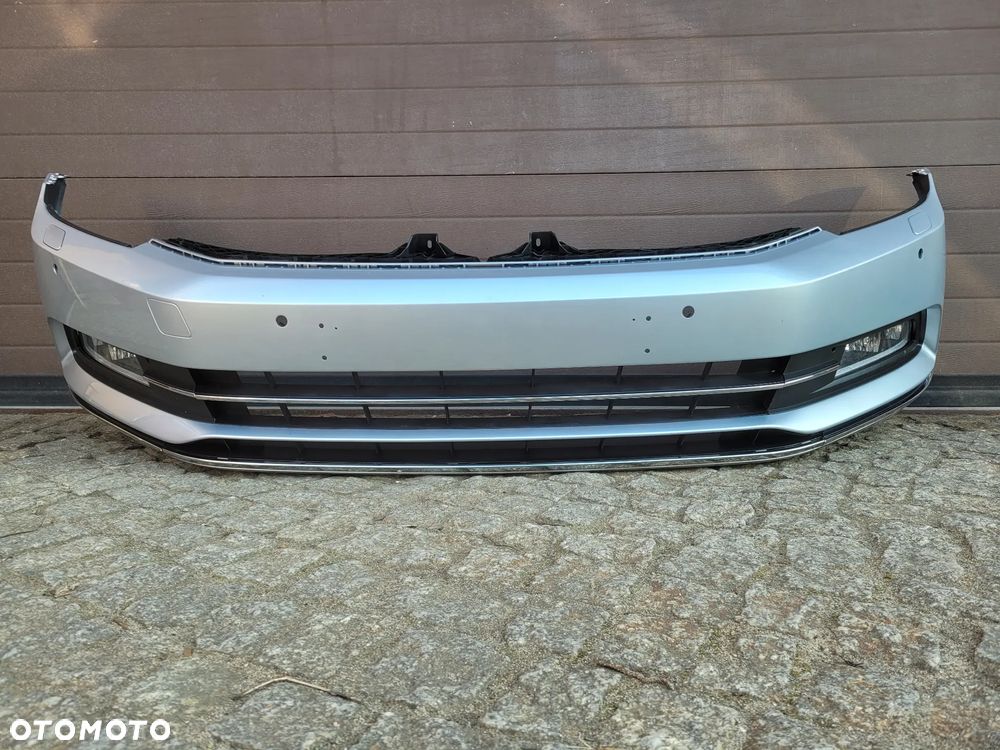 ZDERZAK PRZEDNI PRZÓD VW PASSAT B8 HIGHLINE LA7W PDC HALOGENY SPRYSKIWACZE - 2