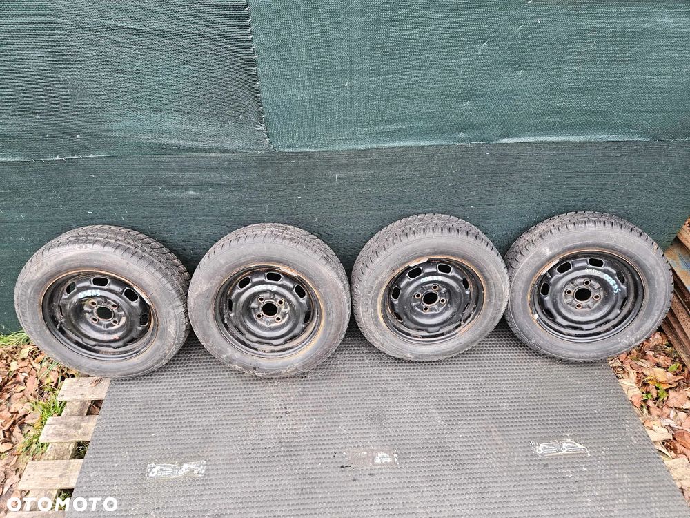 Kola Felgi R14 4x100 6J ET45 Stalowe Opony Zimowe 185/65 VW Skoda Seat - 2