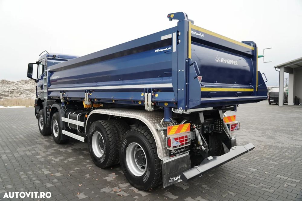 MAN TGS 41.480 / 8x6 / BASCULANĂ SPATE / MANUAL / NOU NOU / KH-KIPPER / - 23