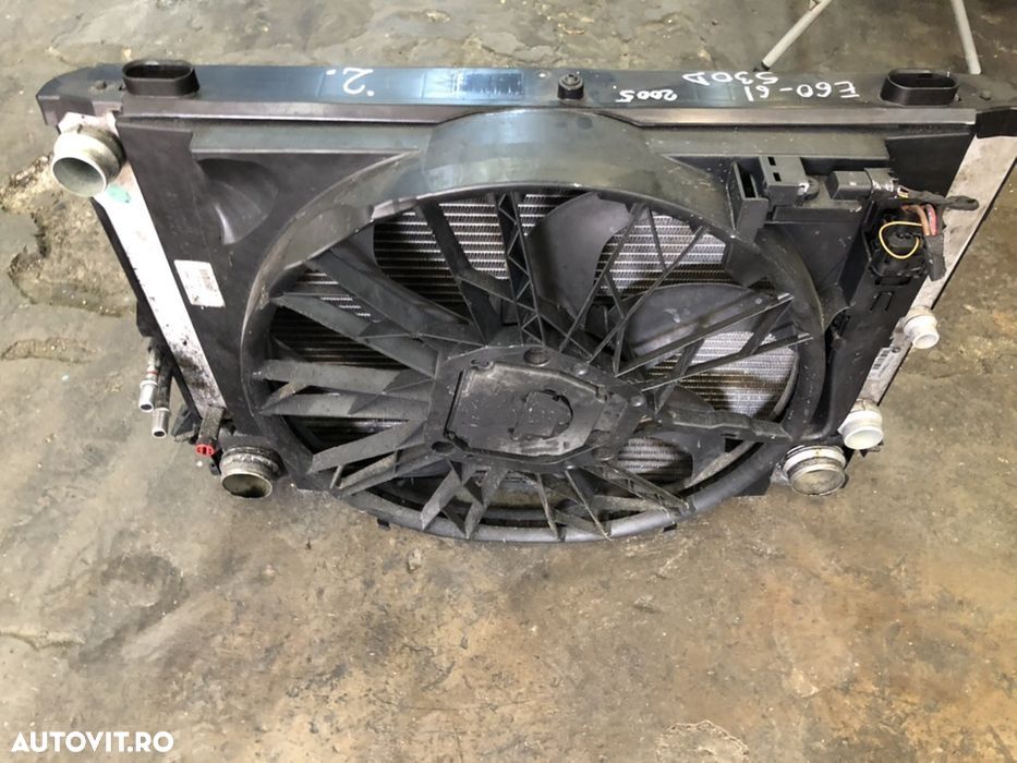 BMW seria 5 E60 ,E61 3.0 Diesel radiator apa ,radiator clima, intercooler si ventilator - 1