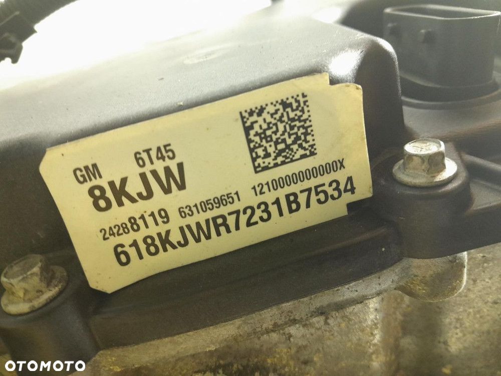 INSIGNIA B 1.6 CDTI 136 KM SKRZYNIA BIEGÓW AUTOMATYCZNA 6T45 8KJW - 6