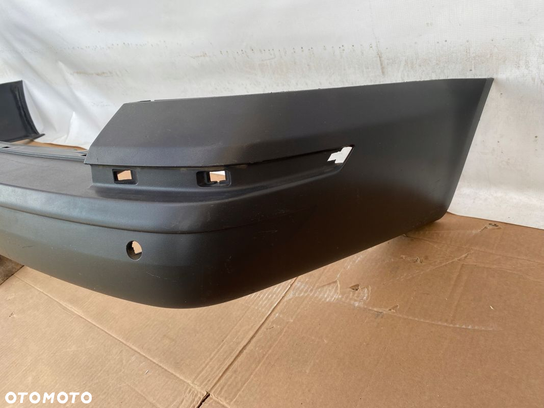 VW Transporter T6 15-zderzak tylny tył PDC SATINSCHWARZ wers. z KLAPĄ ORYG. - 4