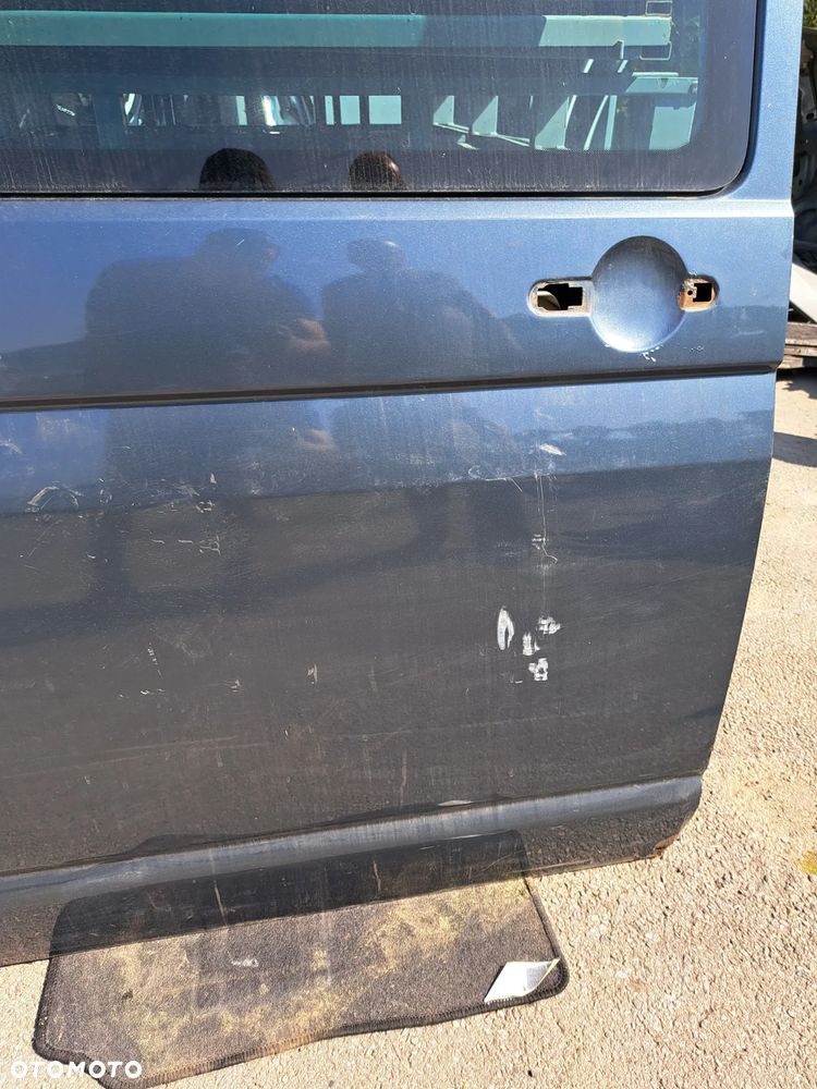 Volkswagen Transporter T5 drzwi prawe przesuwne prawy bok szyba - 4