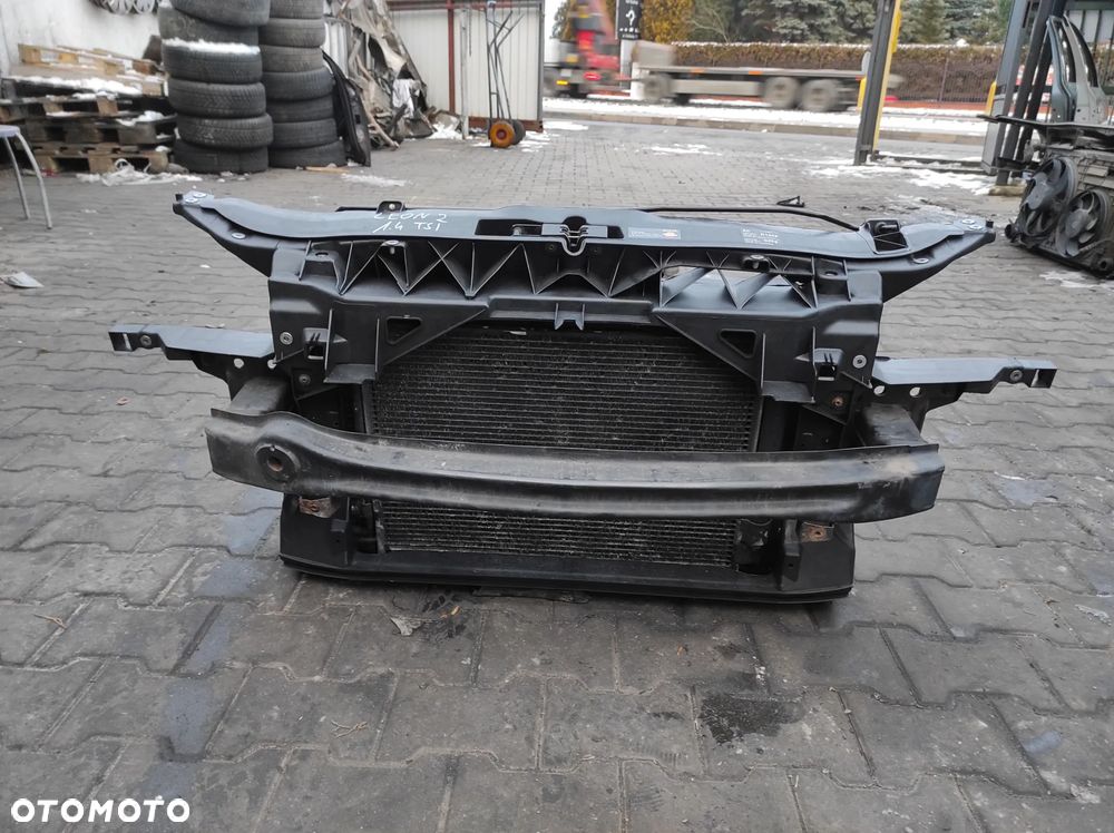 SEAT LEON 2 II 05-12 1.4 TSI CAX CAV KOMPLETNY PAS PRZEDNI WZMOCNIENIE CHŁODNICE WENTYLATOR BELKA WYSYŁKA !!! - 1