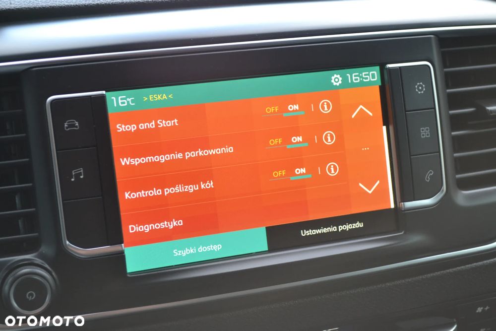 Citroën jumpy LONG L2H1 AUTOMAT 2x koła bogata wersja kamera faktura VAT23 - 33