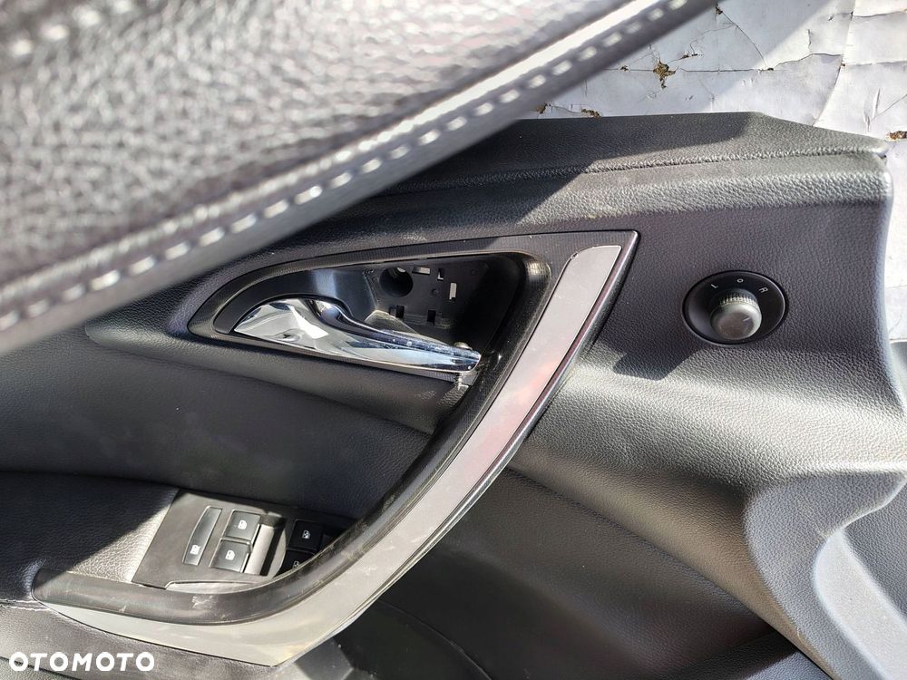 FOTEL FOTELE BOCZKI KANAPA KOMPLET CZARNE PÓŁSKÓRA OPEL ASTRA 4 IV J KOMBI - 16