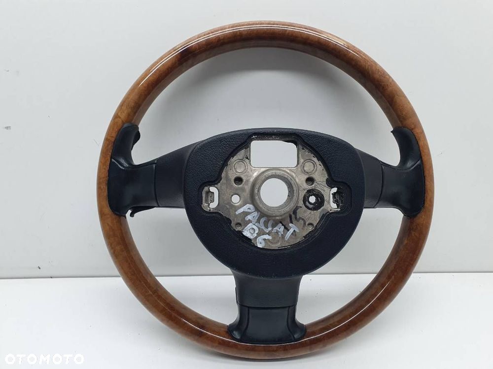 KIEROWNICA MULTIFUNKCJA VW PASSAT B6 DREWNO DREWNIANA 3C0419091K ORYGINAŁ - 9