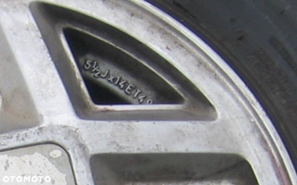felgi alu komplet 14" OPEL KADETT ASCONA MANTA RONAL - 2