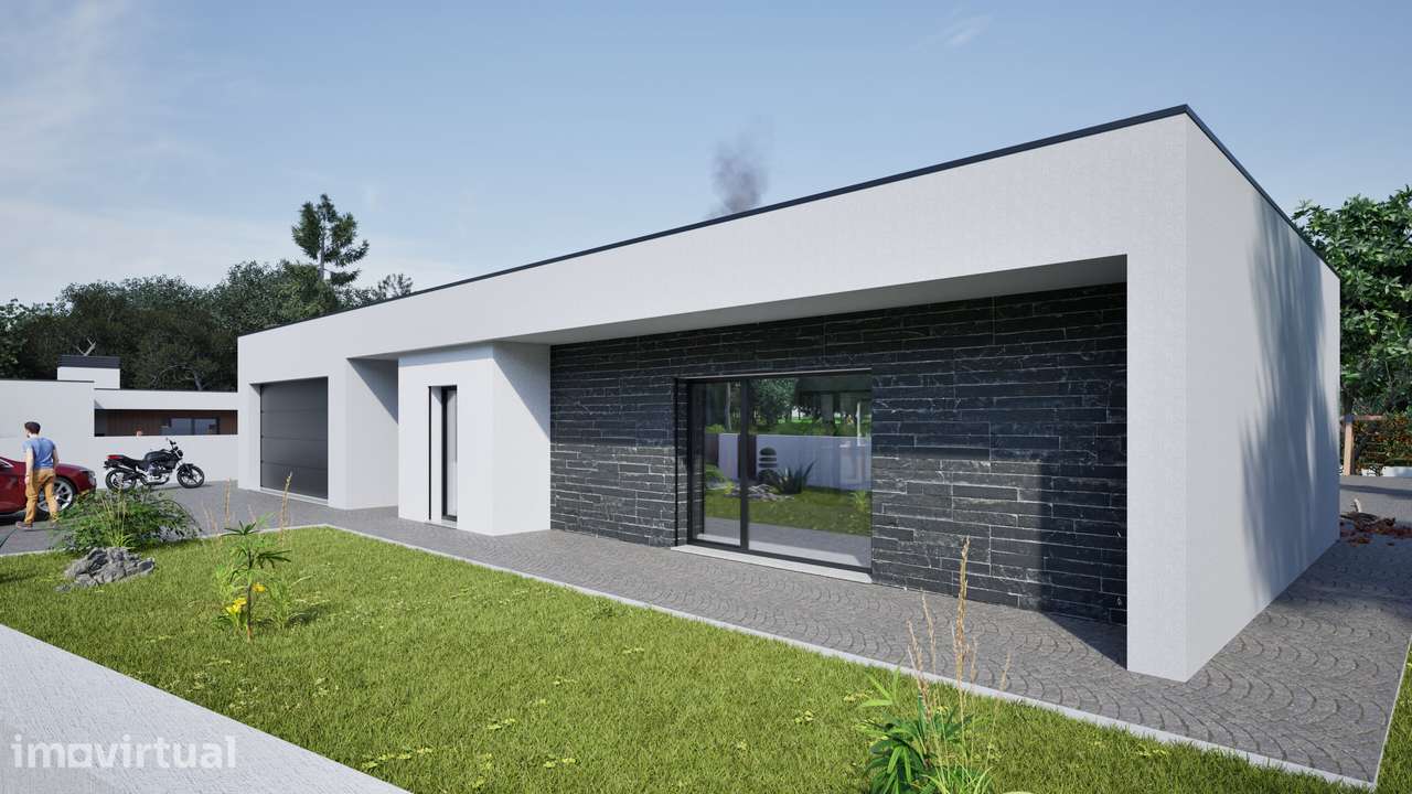 Moradia Isolada Térrea T4 - Arquitetura Moderna - Grande imagem: 2/16
