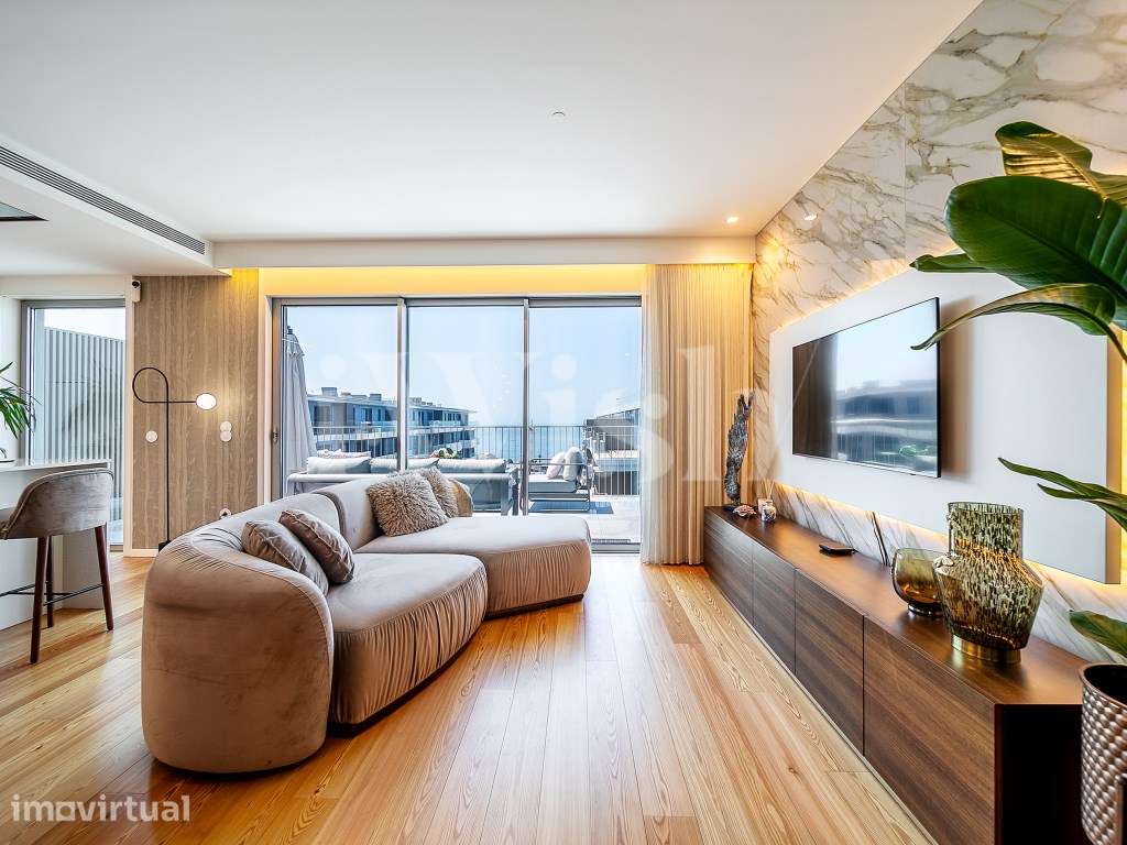 Penthouse T3 no último piso | 92 m² de terraços | Vistas Mar, Douro... - Grande imagem: 2/54