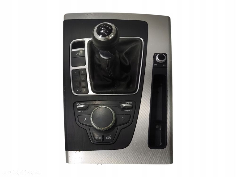 wybierak biegów ramka panel mmi tunelu środkowego audi q5 ii 80a 2016-2020 - 1