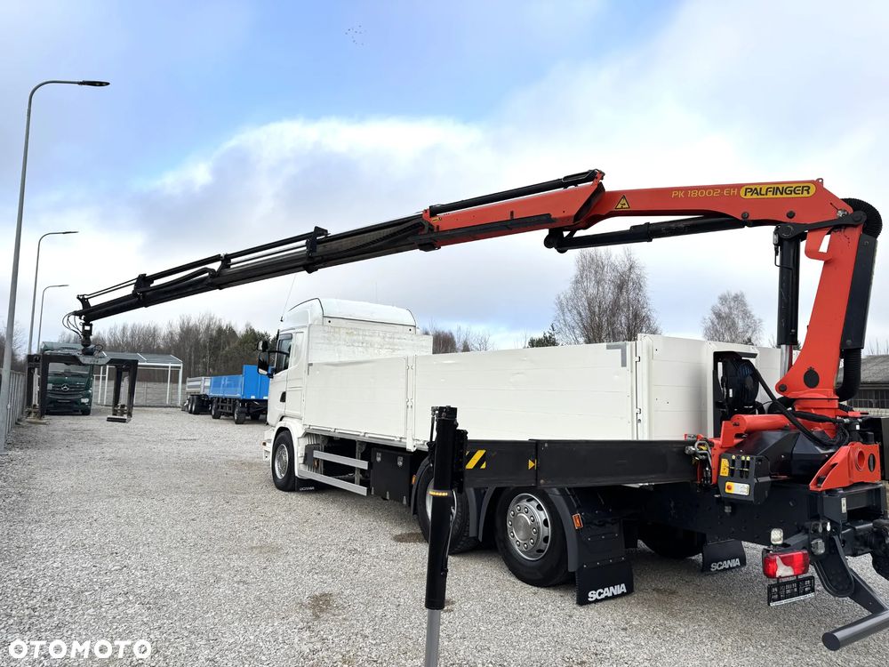 Scania G450, 6x2, SKRZYNIA + HDS - PALFINGER 18002 EH, - 10