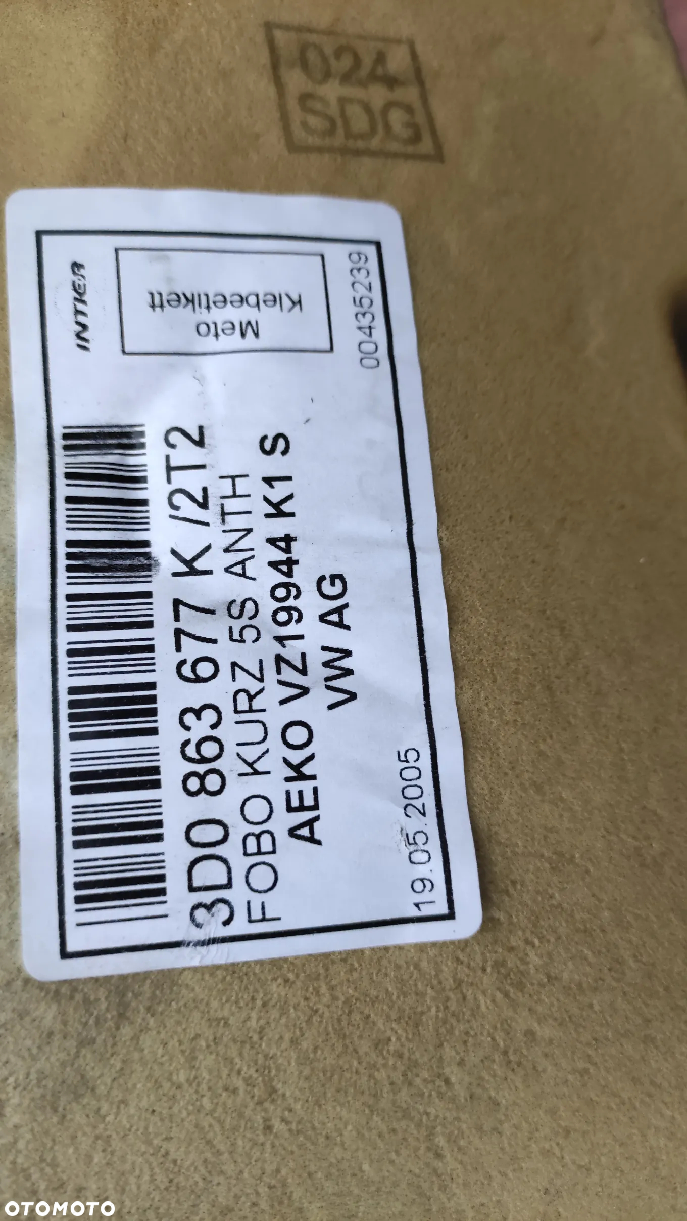 Wykładzina VW Phaeton V10 5.0 TDI komplet - 2