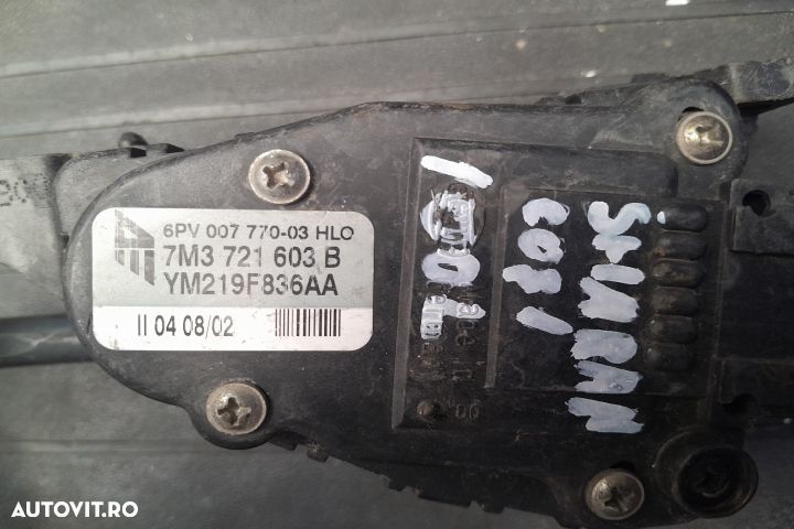 Pedala acceleratie 7M3721603B 7M3721603B Volkswagen VW Sharan 1 [1995 - 4