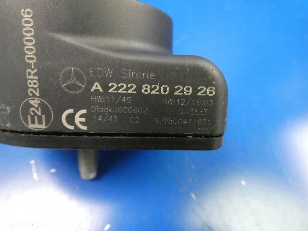 Mercedes A KLASA W176 W117 W156 W246 SYREENA ALARMU - 3