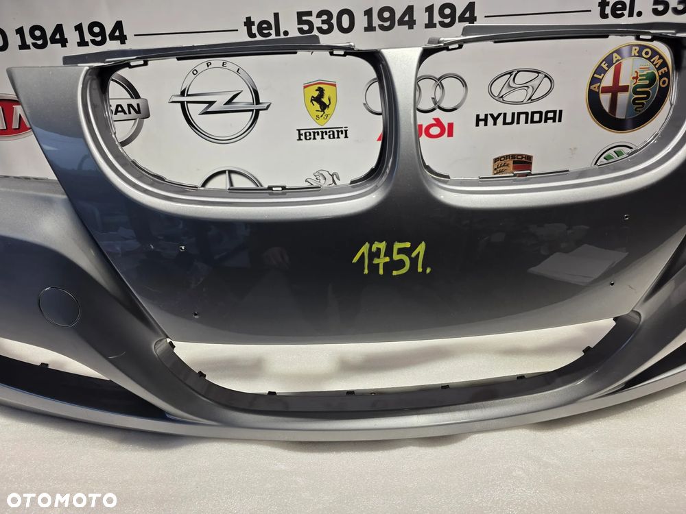 BMW E90 / E91 LIFT 08- ZDERZAK PRZEDNI PRZÓD BEZ SPRYSKÓW I BEZ PDC , NR AUKCJI NZ1751 - 10
