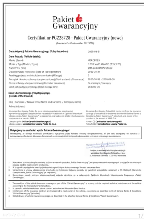 Mercedes-Benz Klasa S AMG 63 E Performance PHEV L 4-Matic 9G-TRONIC - 7