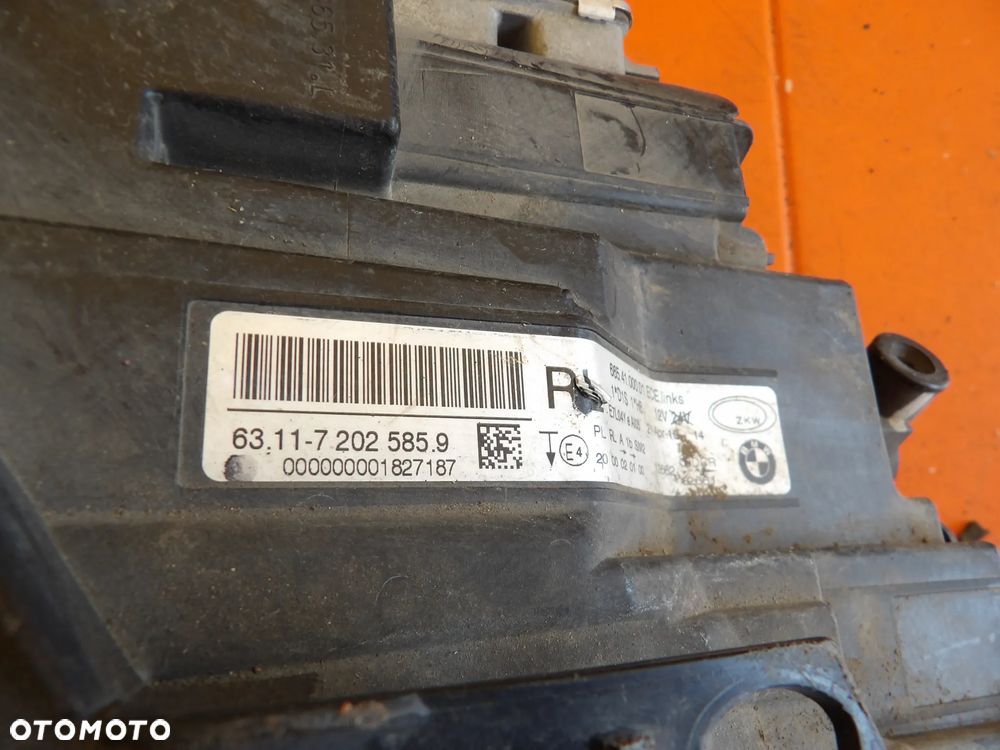 BMW - E90 - LIFT - BIXENON - LEWA LAMPA PRZEDNIA - UK - 7202585 - 9