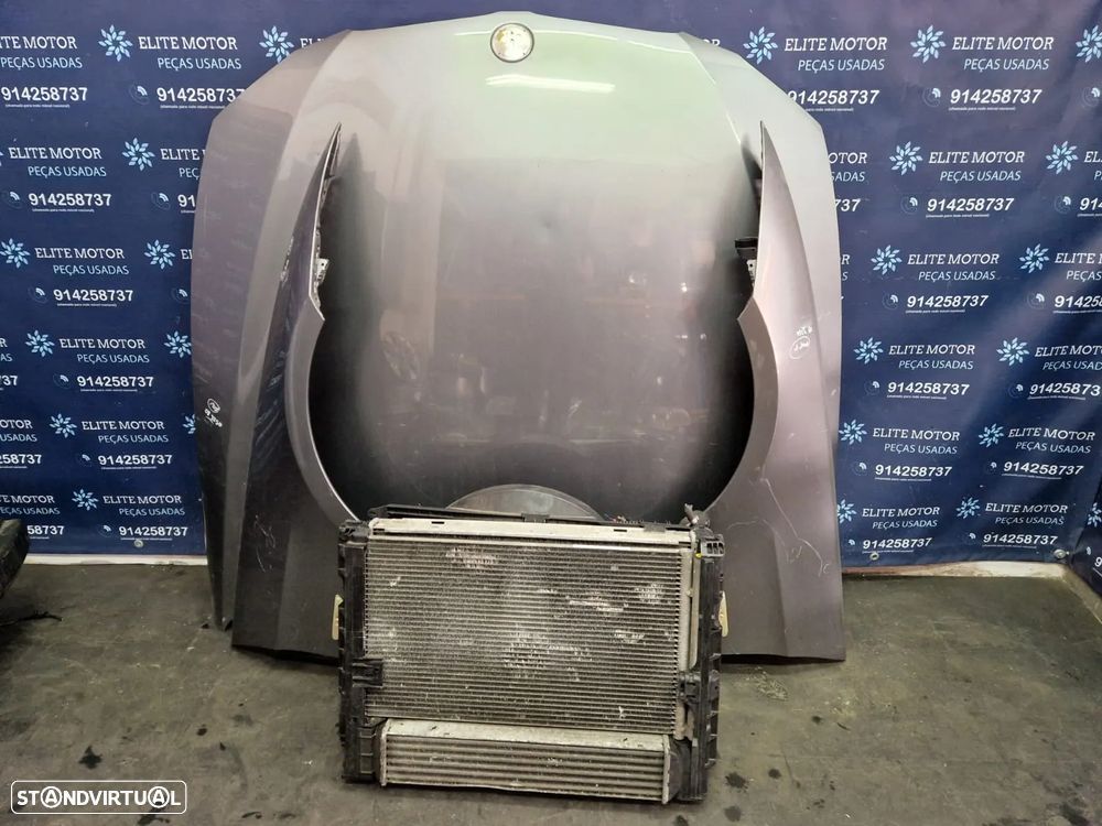 Frente completa usada BMW E92 325D E93 320D PRE LCI XENON capot parachoques guardalamas oticas radiadores - 10