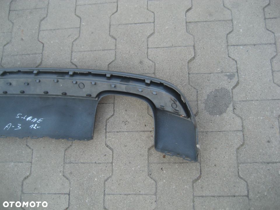 AUDI A3 S-LINE 8v 12r> SPOILER ZDERZAKA DYFUZOR tył 8V3807521F - 9