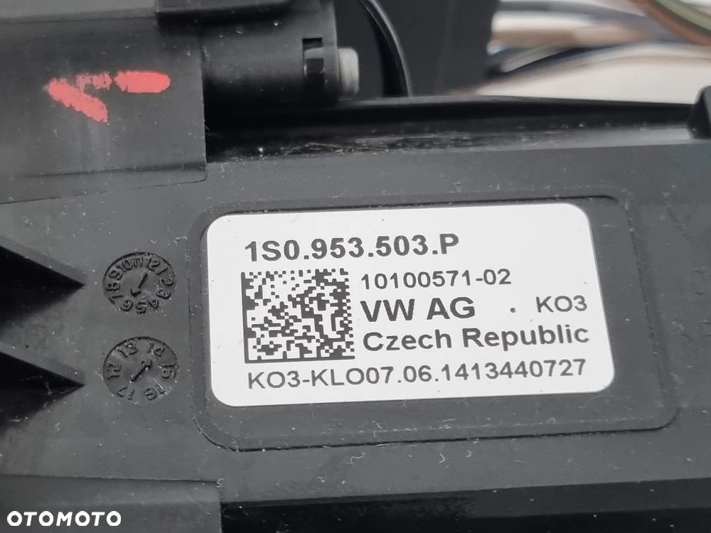 VW UP SEAT MII MANETKI TAŚMA PRZEŁĄCZNIK ZESPOLONY 6RA959653 1S0953503P - 5