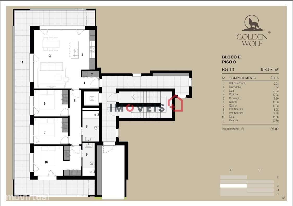 Apartamento T3 - Golden Wolf  - Telheiro, Leiria - Grande imagem: 3/23