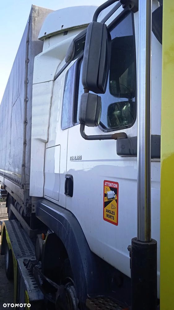 Na części MAN TGL 8.180 Biały Euro 5 Drzwi Maska Zderzak Szyba Oś przód tył Dyfer Lusterko Lampa skrzynia silnik - 28