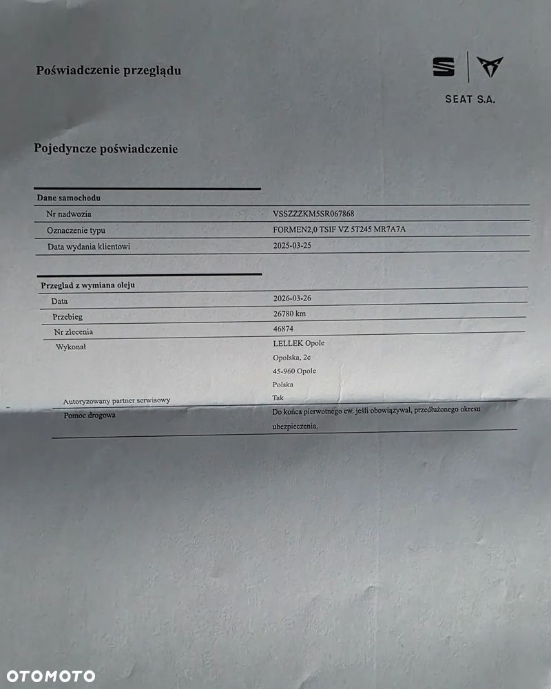 Cupra Formentor 2.0 TSI 4Drive DSG VZ - 34