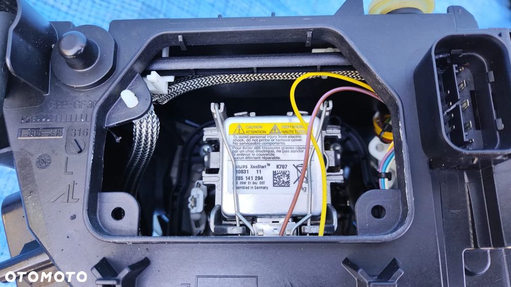 LAMPA PRZÓD LEWY PRAWY BI XENON NIE SKRĘTNY KOMPLETNY KOMPLET 7176709 7176710 BMW E63 E64 LCI LIFT - 10