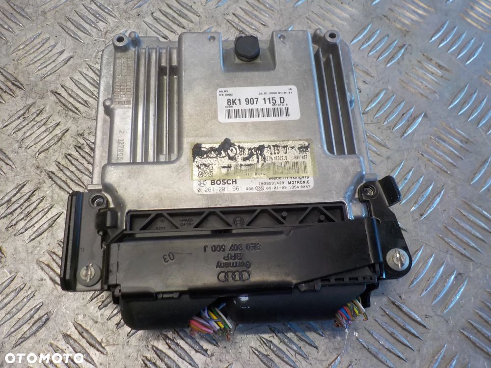 AUDI A4 B8 1.8 TFSI KOMPUTER STEROWNIK SILNIKA 8K1907115D - 1